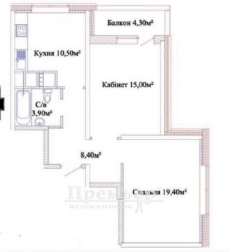 Продам відмінну 2-кімнатну квартиру в новому комплексі Скай Сіті, в зданій секці. . фото 12
