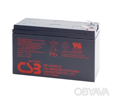 Акумуляторна батарея CSB HR1234WF2 — надійний електричний компаньйон для ваших п. . фото 1