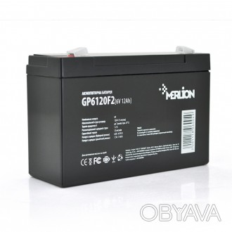 Аккумуляторная батарея MERLION AGM GP6120F2 - правильная батарея для устройств с. . фото 1