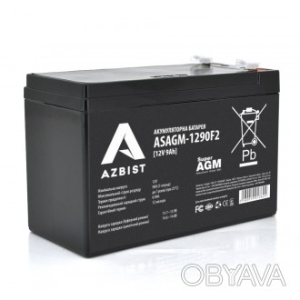 Аккумулятор AZBIST Super AGM ASAGM-1290F2 - надёжный электрический компаньон для. . фото 1