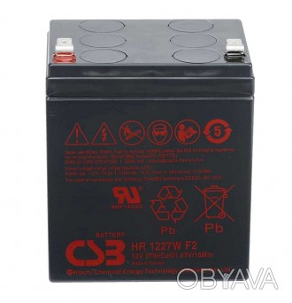 Акумуляторна батарея CSB HR1227WF2 — використовується в пристроях із невеликим с. . фото 1