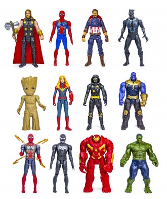 Фигурки Герои в виде супергероя вселенной "Марвел", в образах из фильма "Мстител. . фото 4