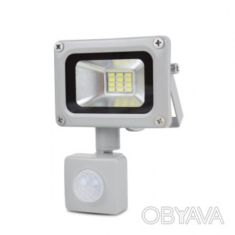 LED-прожектор LW-10W-220PIR, 10W, 220V-240V, IP65 алюминиевый сплав, световая те. . фото 1