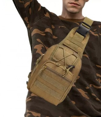 Тактична армійська сумка через плече
Тактична сумка - на плече виконана з міцної. . фото 7