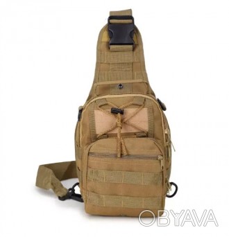 Тактична армійська сумка через плече
Тактична сумка - на плече виконана з міцної. . фото 1