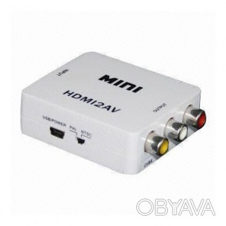 Конвертирует высокое качество HDMI сигнала видео в сигнал CVBS. Поддерживает NTS. . фото 1