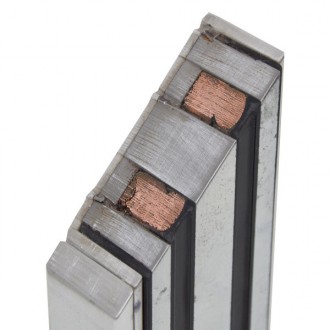 Накладной электромагнитный замок влагостойкий из анодированного алюминия с датчи. . фото 4