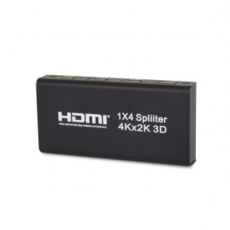 HDMI-разветвитель на 1 HDMI-вход, 4 HDMI-выхода. Поддержка HDMI v1.4b. Максималь. . фото 2