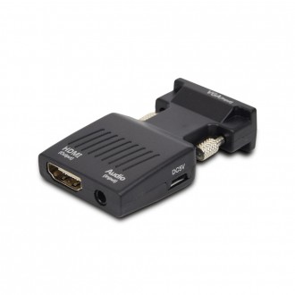 Пасивный преобразователь VGA видео в цифровой HDMI сигнал. Вход : 1 x VGA DB15. . . фото 2
