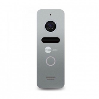 Цветная накладная видеопанель серебристого цвета с CMOS матрицей и камерой с раз. . фото 2