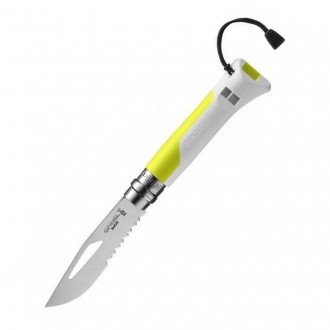 
Опис ножі Opinel №8 Outdoor Fluo Yellow:
 Це один з представників класичних нож. . фото 2