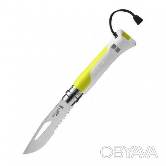 
Опис ножі Opinel №8 Outdoor Fluo Yellow:
 Це один з представників класичних нож. . фото 1