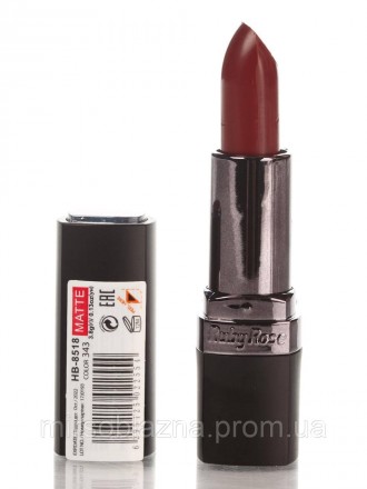  Матовая помада для губ Ruby Rose Matte Lipstick тон 343 легко и равномерно нано. . фото 3