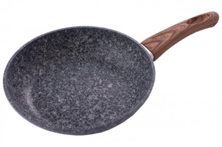 Сковорода антипригарна Kamille — 200 мм Granite. . фото 3