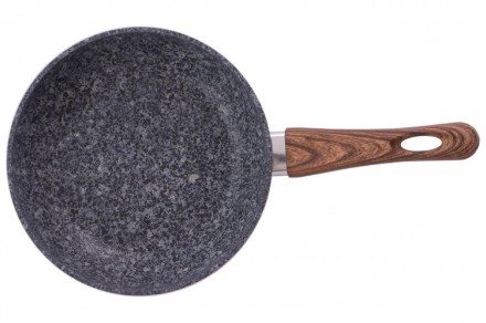 Сковорода антипригарна Kamille — 200 мм Granite. . фото 2
