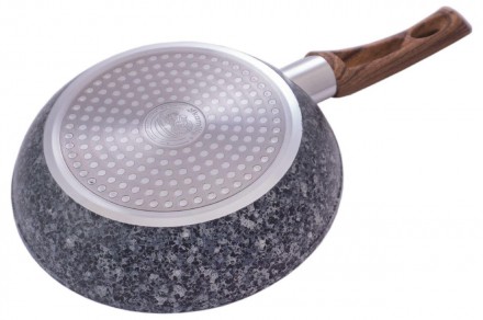 Сковорода антипригарна Kamille — 200 мм Granite. . фото 4