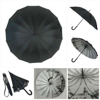 Красивый, крепкий зонт города на серебре под куполом от фирмы Toprain оснащен 16. . фото 3