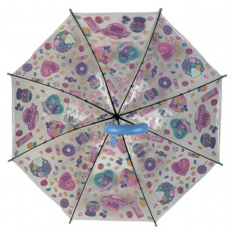 Прозрачный детский зонт полуавтомат на 8 спиц от фирмы Fiaba станет фаворитом ва. . фото 6
