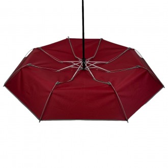 Стильный зонт со светоотражающей полосой. Складывается вовнутрь, тем самым вся в. . фото 10