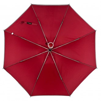 Стильный зонт со светоотражающей полосой. Складывается вовнутрь, тем самым вся в. . фото 8