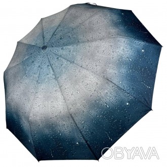 Складной зонт полуавтомат от Bellissimo, обеспечит вам сухую одежду и хорошее на. . фото 1