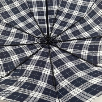 Стильный автоматический зонт на 9 спиц от фирмы Lantana, надежный и практичный з. . фото 9