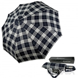 Стильный автоматический зонт на 9 спиц от фирмы Lantana, надежный и практичный з. . фото 1