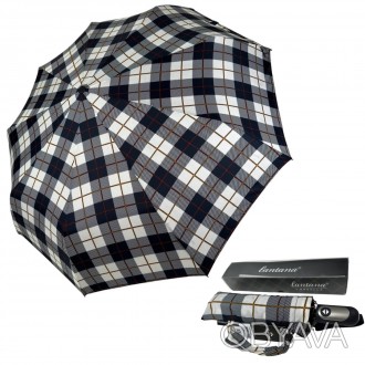 Стильный автоматический зонт на 9 спиц от фирмы Lantana, надежный и практичный з. . фото 1
