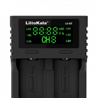 Универсальное зарядное устройство с цифровым дисплеем на 2 канала LiitoKala Lii-. . фото 3