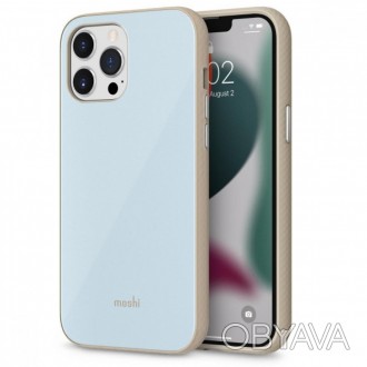 
Чохол-накладка Moshi iGlaze Slim Hardshell Case Adriatic Blue for iPhone 13 Pro. . фото 1