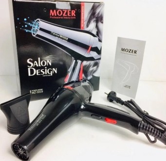 Фен Mozer MZ-5919 — это идеальный фен, что сделает Ваши волосы еще более шелквис. . фото 2