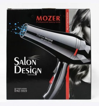 Фен Mozer MZ-5919 — это идеальный фен, что сделает Ваши волосы еще более шелквис. . фото 4