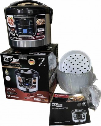 Мультиварка Zep-Line ZP-060 дає змогу варити, смажити, піч, тушкувати, готувати . . фото 3