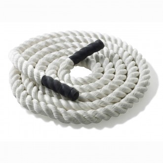 Бойовий канат Battle Rope White WCG діаметр 50мм, довжина 6м
 Це товстий канат д. . фото 2