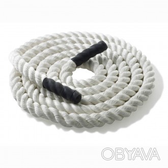 Бойовий канат Battle Rope White WCG діаметр 50мм, довжина 6м
 Це товстий канат д. . фото 1