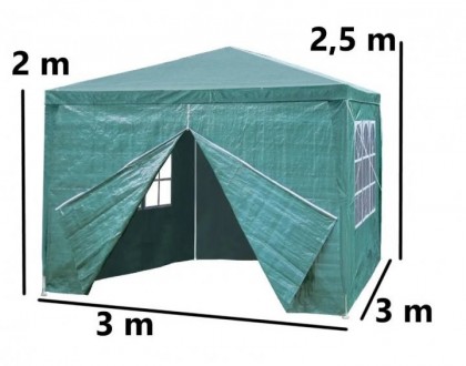 Садовый павильон палатка размер 3х3см цвет зеленый
Садовый павильон палатка отли. . фото 10