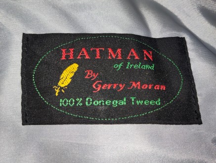 Кепка Hatman of Ireland by Gerry Moran, 100%-шерсть, размер-L, 58, козырек на кн. . фото 8