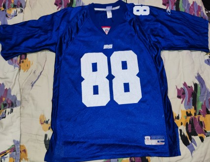 Футболка, jersey Reebok NFL New York Giants, Hilliard, размер-L, длина-78см, под. . фото 2