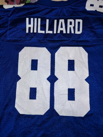Футболка, jersey Reebok NFL New York Giants, Hilliard, размер-L, длина-78см, под. . фото 5