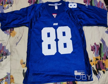 Футболка, jersey Reebok NFL New York Giants, Hilliard, размер-L, длина-78см, под. . фото 1