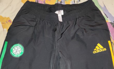 Футбольные, спортивные штаны Adidas FC Celtic, размер-S, длина-100см, по внутрен. . фото 6