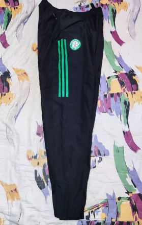 Футбольные, спортивные штаны Adidas FC Celtic, размер-S, длина-100см, по внутрен. . фото 5