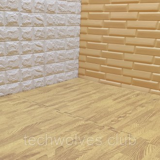 Покриття підлогове модульне «Пазл» являє собою модульні плити з вирізаними замка. . фото 4