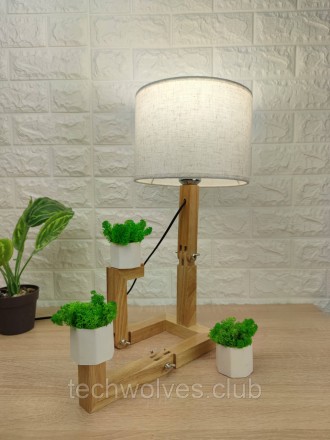 Ексклюзивна настільна лампа у стилі мінімалізм або лофт. Має нестандартний зовні. . фото 5
