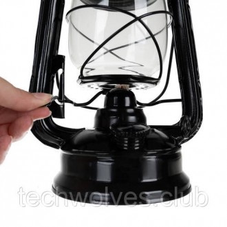 Чорна гасова лампа 24 см
 
Гасова лампа, розроблена з увагою до найдрібніших дет. . фото 5