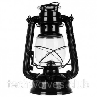 Чорна гасова лампа 24 см
 
Гасова лампа, розроблена з увагою до найдрібніших дет. . фото 2