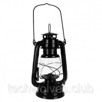 Чорна гасова лампа 24 см
 
Гасова лампа, розроблена з увагою до найдрібніших дет. . фото 4