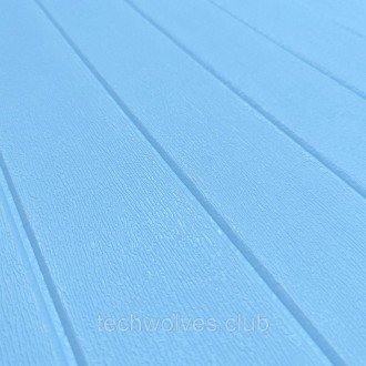 Самоклеюча 3D панель блакитне дерево 700х700х4мм (384)
Декоративні 3D панелі на . . фото 3
