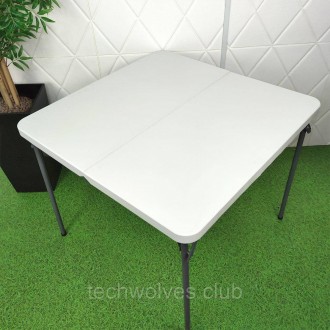 Набір складних меблів (Стіл та 4 стільці), Білий (з сумкою) SW-00001540
Матеріал. . фото 6