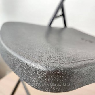 Складаний стілець чорний SW-00001608
Матеріал: сидіння та спинка виконані з полі. . фото 4